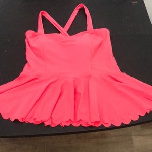 Cupshe Tankini Top With Padded Support XL